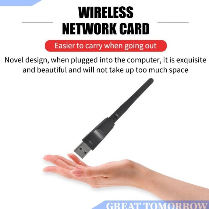 GT USB PEMANCAR WIFI  NIRKABEL KARTU JARINGAN NIRKABEL SET-TOP BOX PENERIMA NIRKABEL IPTV 2807T