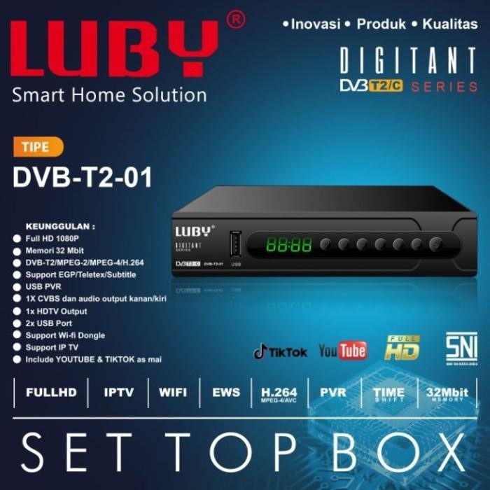 Set Top Box Luby Receiver Tv Stb Digital Full Hd Sni Original Dvbt2-01