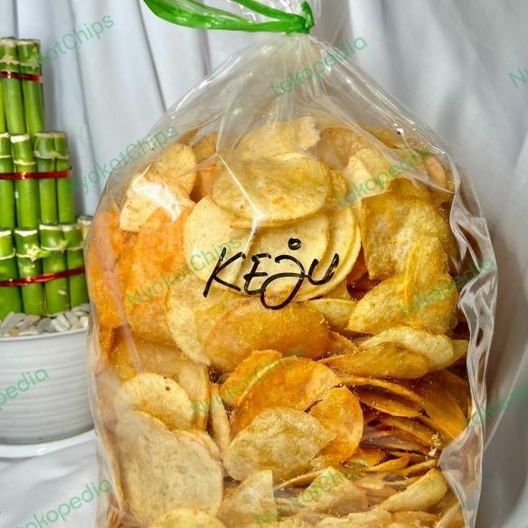 

Keripik Kentang Rasa Keju Asin Kemasan 1Kg