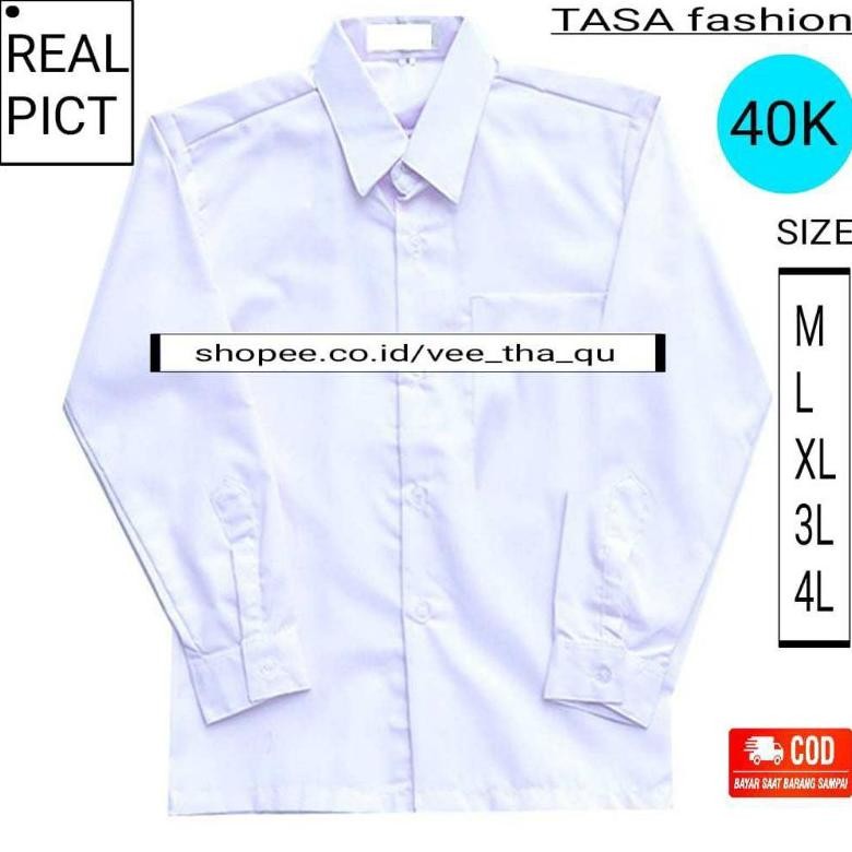 PROMO KEMEJA PUTIH/KEMEJA KERJA/KEMEJA HEM/HEM PRIA/HEM WANITA/BAJU KERJA/BAJU SERAGAM/HEM LENGAN PA