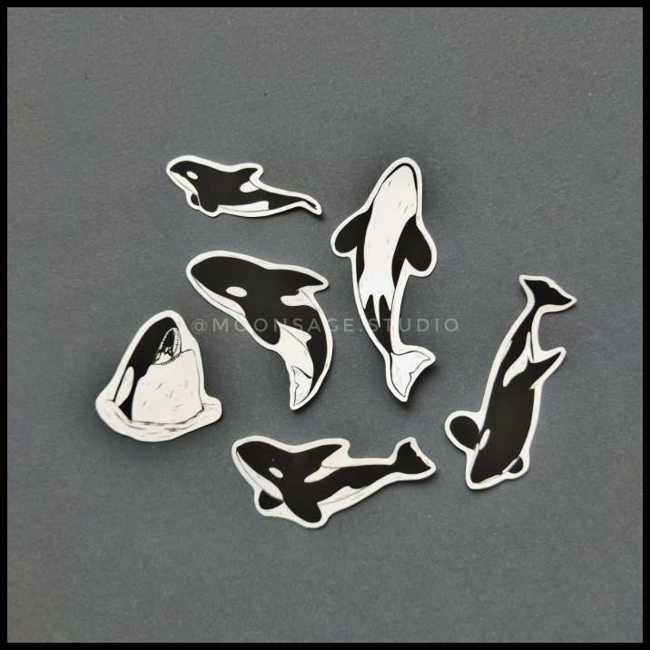 

TERMURAH ORCA / KILLER WHALE STICKER PACK !!!