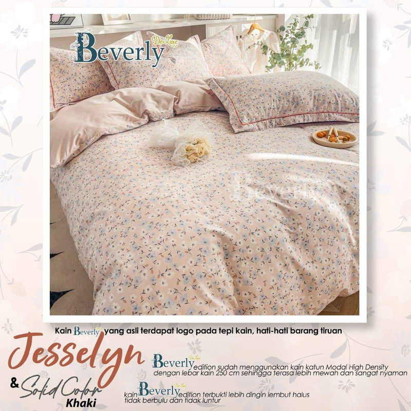 Bedcover & Sprei Premium Katun BEVERLY Motif Jesselyn