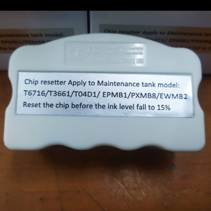 Ready stock] Resetter Chip Maintenance Box Epson WF-C5790