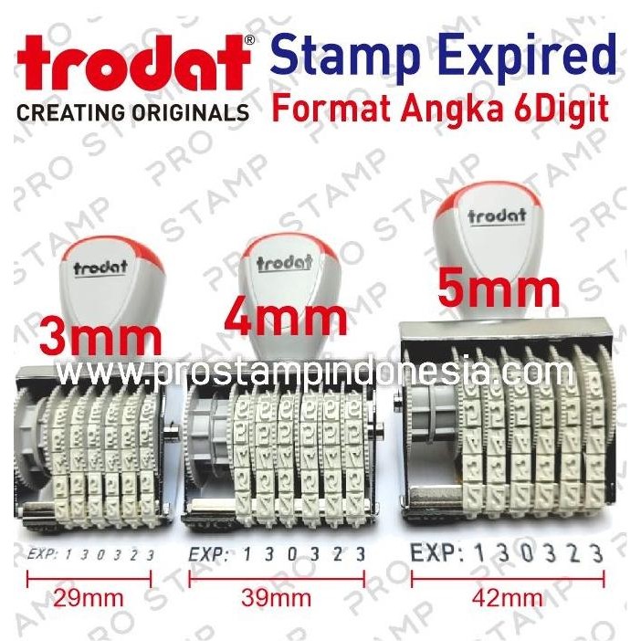 

New | Bagus Stempel Expired / Exp Format Angka 6Digit