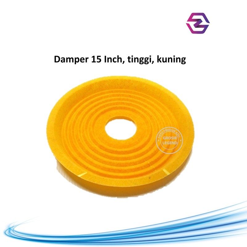 Damper per spiral speaker 15 inch Canon kuning