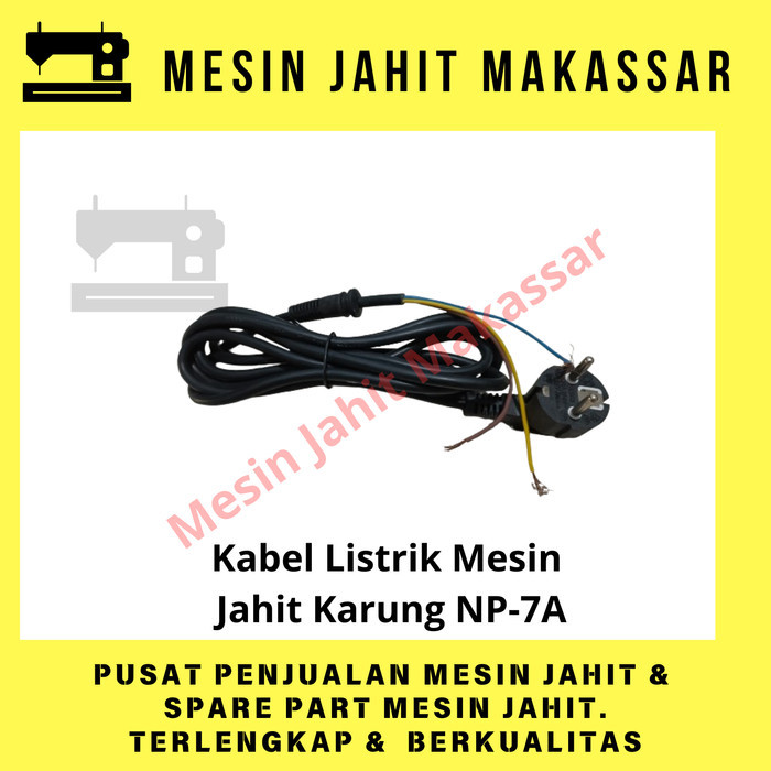 

------] Original Termurah Kabel Listrik Mesin Jahit Karung NP-7A Kualitas Bagus