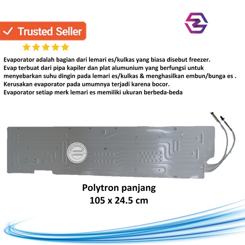 Evaporator Kulkas POLYTRON
