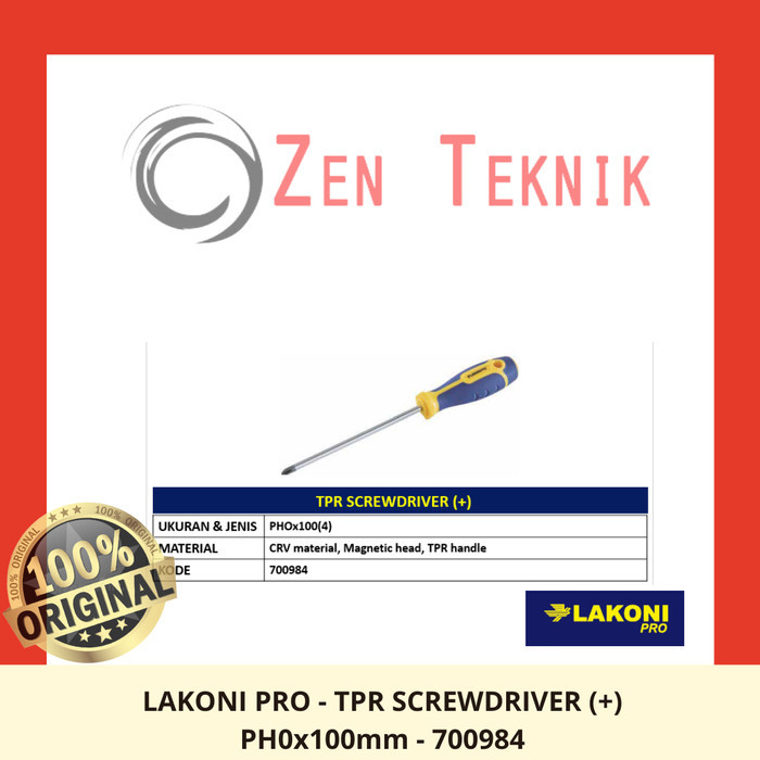 yang dicari] Lakoni Pro - Obeng (+) / Screwdriver (+)
