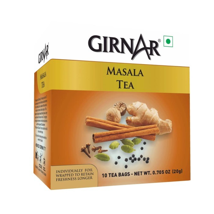 

Buruan beli] GIRNAR MASALA TEA BAGS ~ Teh Rempah India 20G(10 tea bags 2g)