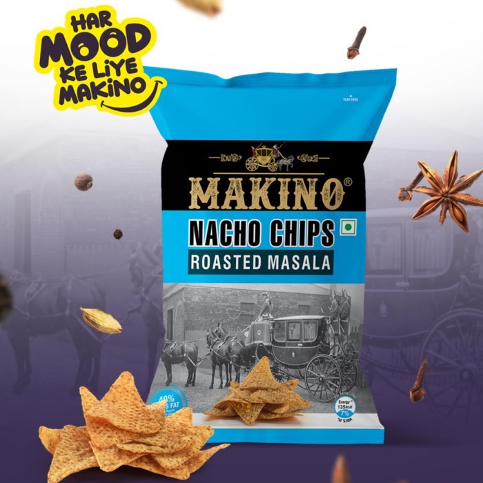 

Ready...Ready...Ready...] NACHO CHIPS ROASTED MASALA MAKINO 150G / Snack Jagung