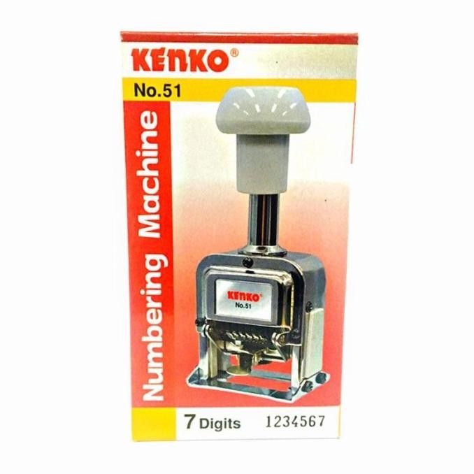 

New | Bagus Stempel Kenko Numbering 51 (7 Digit)