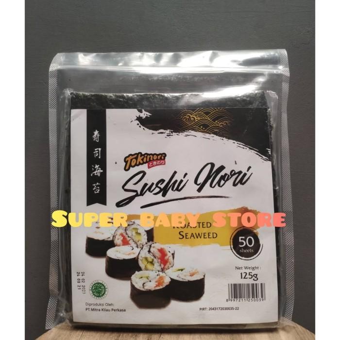 

Tokinori Yaki Sushi Nori - Roasted Seaweed - Rumput Laut 50pc Kualitas Terbaik