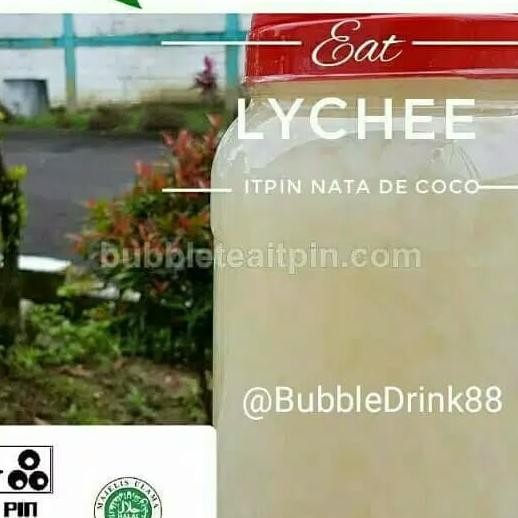 

Itpin Nata De Coco Lychee Quality 3.5Kg Khusus Go Send / Grab
