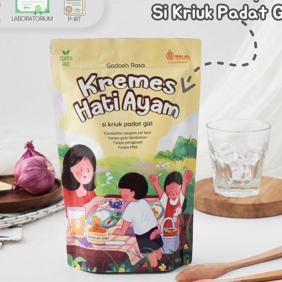 

Kremes Hati Ayam Kemasan Refill Pouch