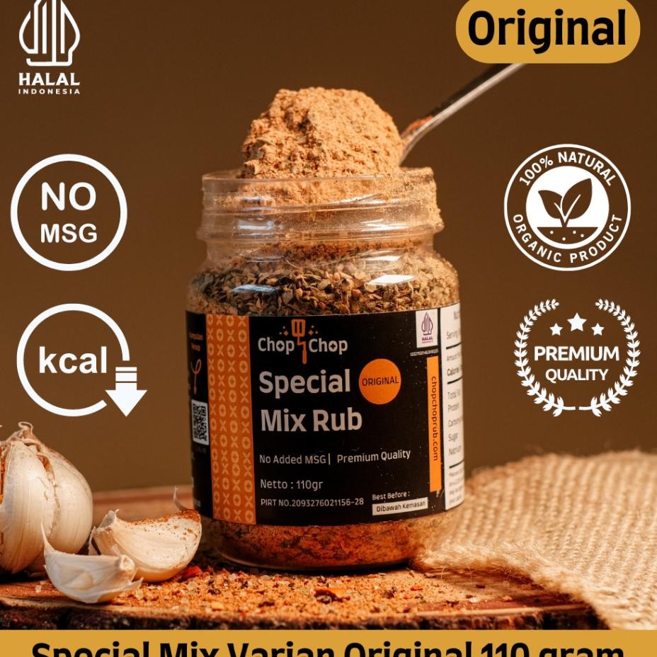 

Chopchop Special X Rub Bumbu Marinasi Rendah Kal / Serbaguna 110Gr
