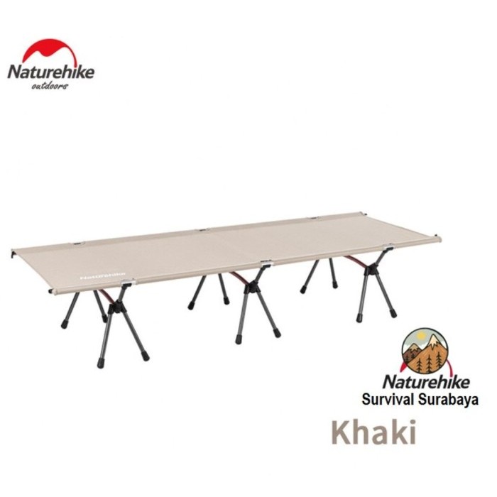{DianShop} FOLDING BED NATUREHIKE NH20JJ009 - Khaki Diskon
