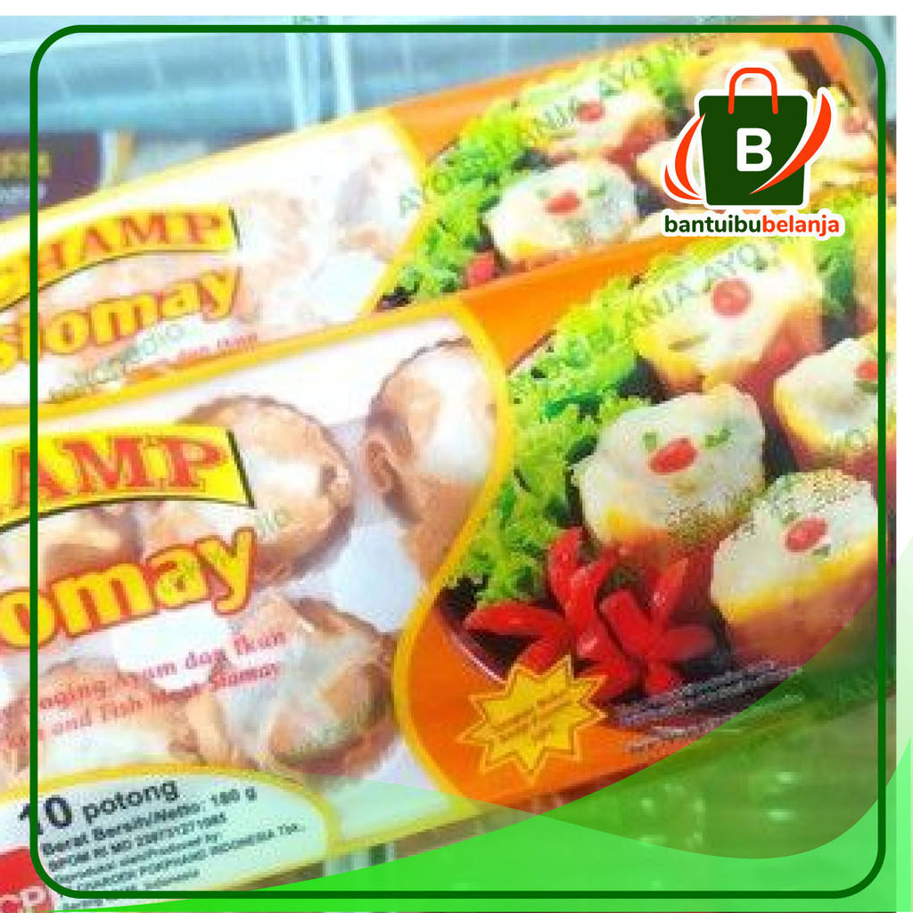 

Siomay Champ Frozen isi 10 pc/pack (Isi Olahan daging ayam dan ikan)