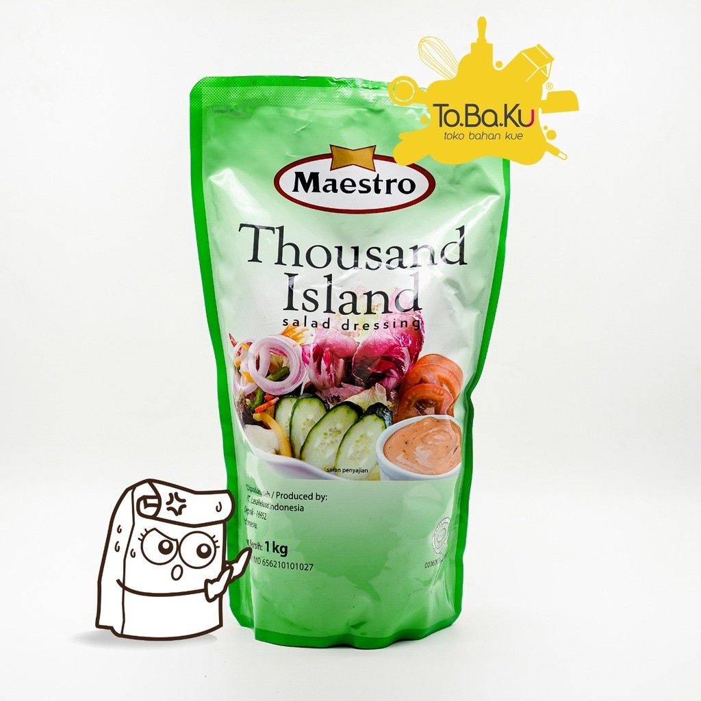 

Maestro Mayonnaise 1kg Kemasan Standing pouch