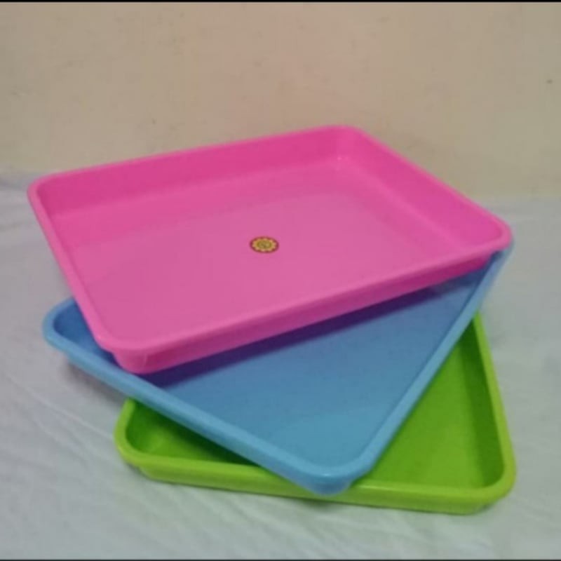 Nampan Plastik Jumbo Tantos/ Nampan kotak plastik uk. 41 x 30.5 cm