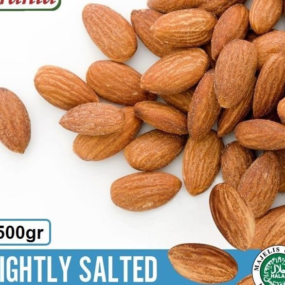 

Kacang Almond Panggang Rasa Asin Ringan 500Gr/ Roasted Almond Ed