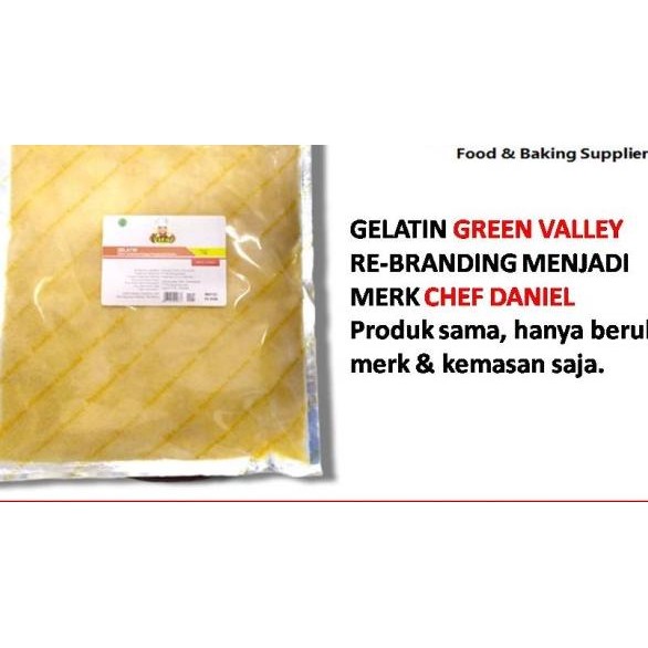 

Gelatin - Gelatine Bubuk Halal - 1 Kg (Green Valley)