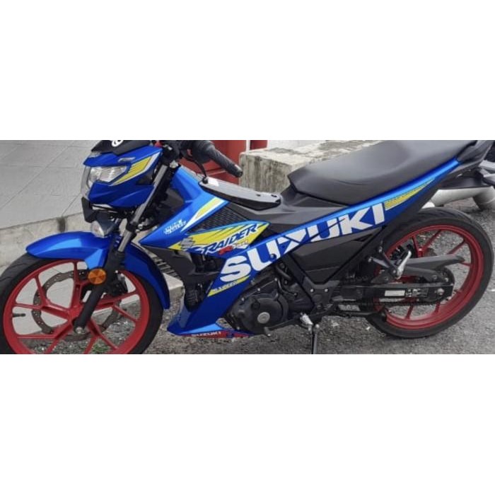 Striping Set Satria Fu Fi Biru Gp Versi Raider Fi Macho Blue Yuj