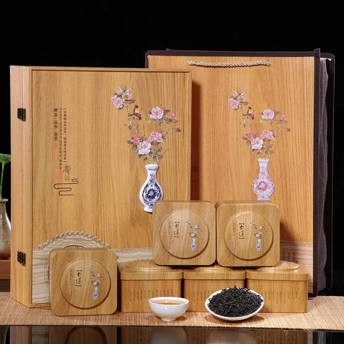 

CHINES TEA GIFT DAHONGPAO PREMIUM 6 BOX 500GR DA HONG PAO