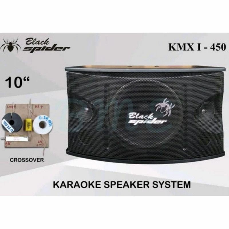 Speaker Pasif 10inch Black Spider Speaker Karaoke 10inch