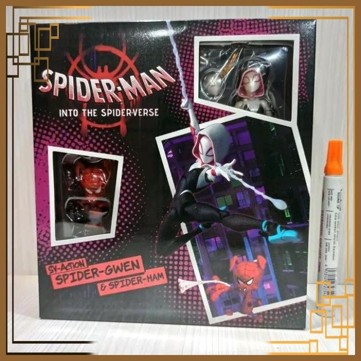 [VMR] mainan figure spiderman gwen ham Sentinel into the spiderverse cv acti