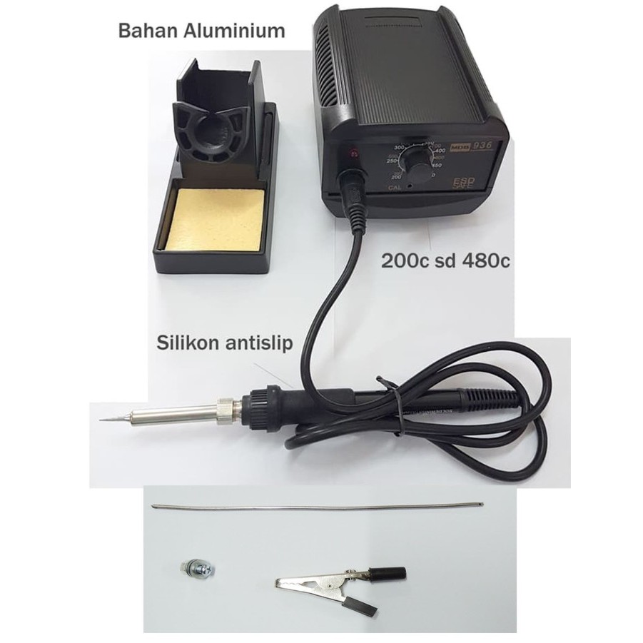 Ready MDB Solder station 936A, alat solder meja.