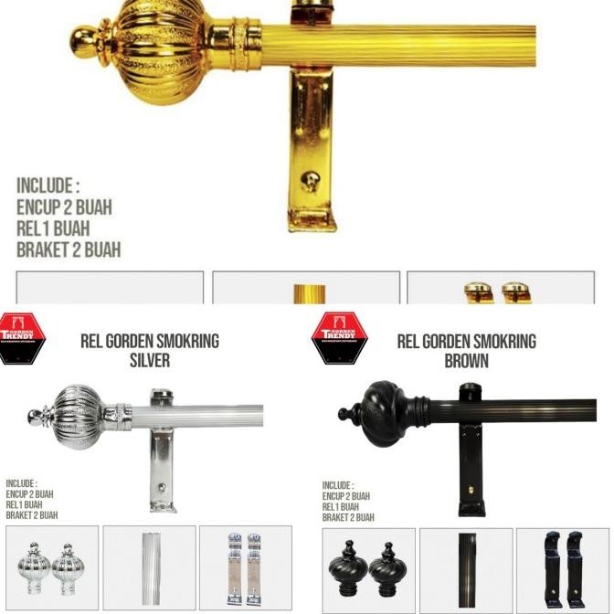 Terbaru Batang Gorden Minimalis/Besi Gorden/L.100~150~200 Cm