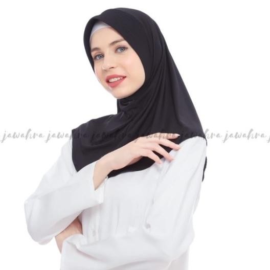 Bergo Sport Hijab Jersey Zoya Olahraga Sporty Jilbab Pad