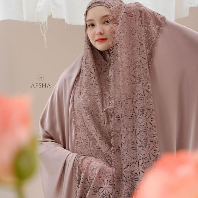 Mukena Afsha Silk Premium Afsha Hampers With Box