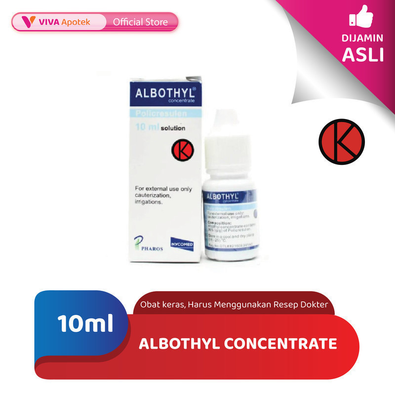 Albothyl Concentrate / Policresulen / Antiseptik (10 ml)