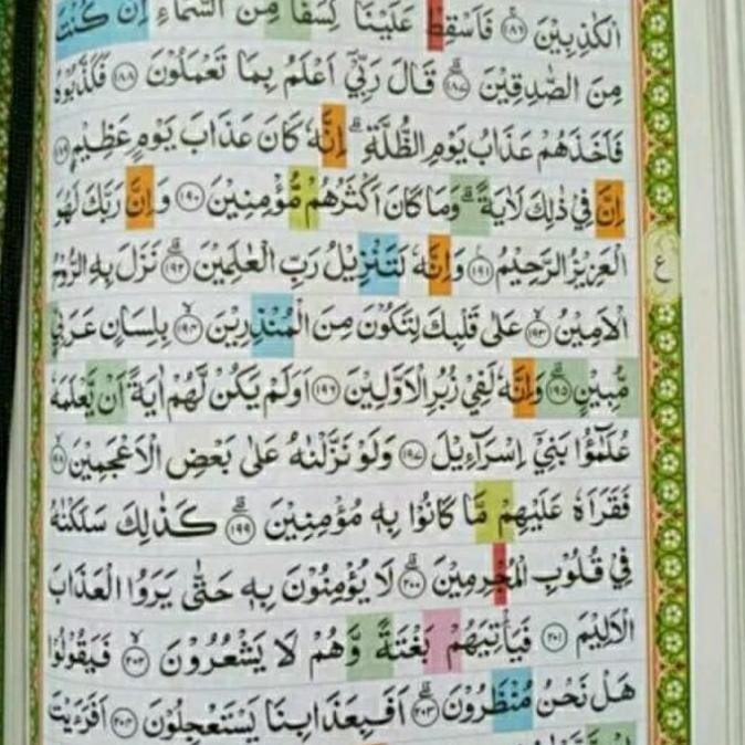 

AL QURAN MUSHAF AL QURANKU DENGAN TAJWID BLOK WARNA 15 BARIS A4