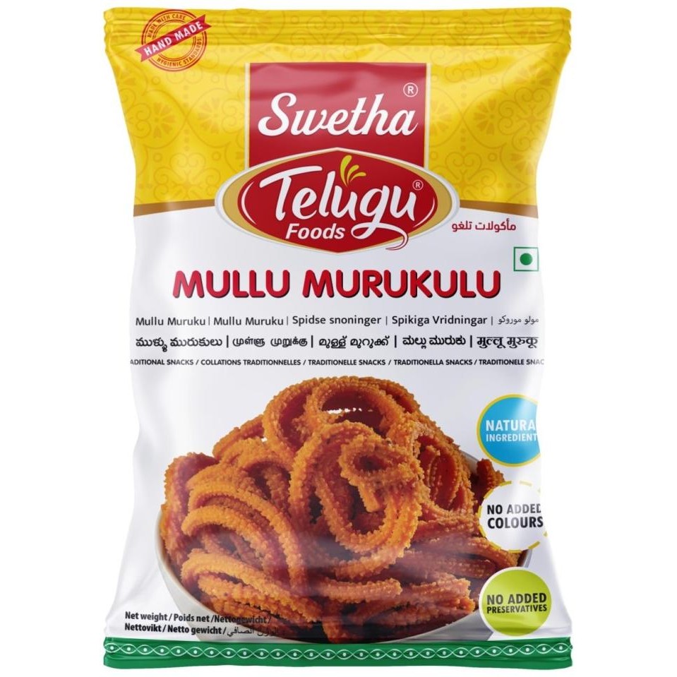 

!!!!!!] MULLU MURUKULU TELUGU FOODS 170G / Traditional Snack India