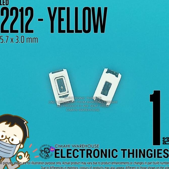 Murah (20) LED 5730 YELLOW SMD 2212 KUNING thingie43 Ayo Beli