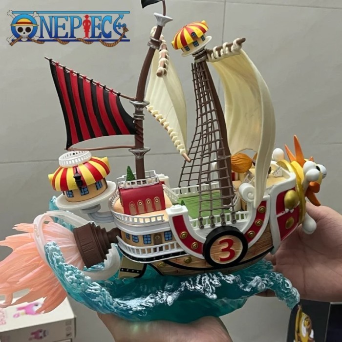 Action Figure Kapal One Piece Model Kit Thousand Sunny Going