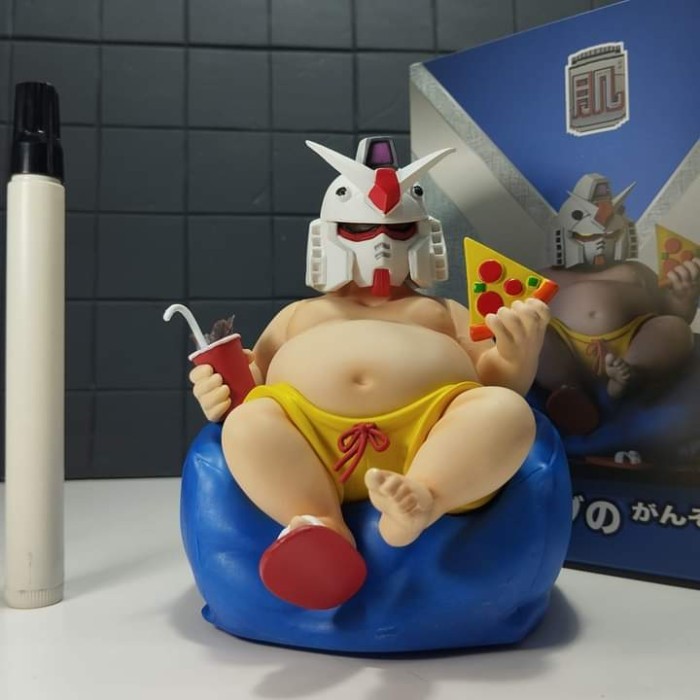 Mainan Action Figure Fat Man Gundam Yellow BoxerTinggi Sekitar Barang
