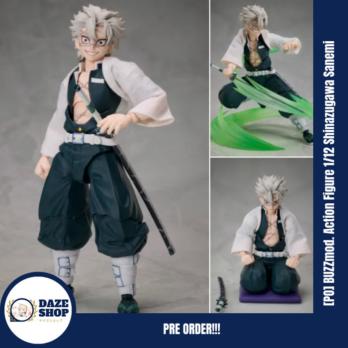 [Po] Buzzmod. Action Figure 1/12 Shinazugawa Sanemi - Kimetsu No Yaiba