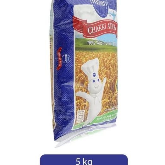 

Silahkan Order] Pillsbury Chakki Atta 5kg / Tepung gandum Pillsbury 5kg