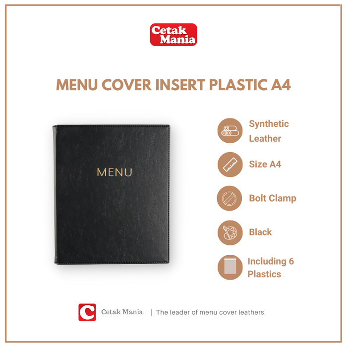 

Buku Menu Restoran Isi Plastik A4 - Ready Stock