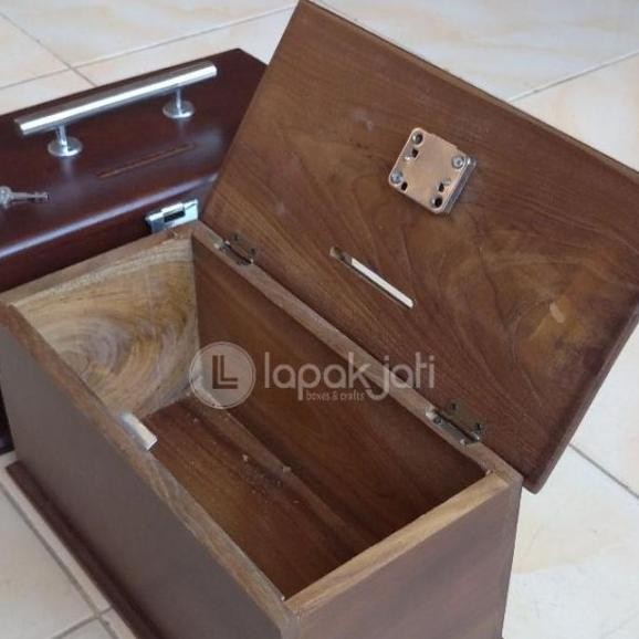 Terbaru  Kotak Amal Besar Kotak Infaq Masjid Sumbangan Box Kayu