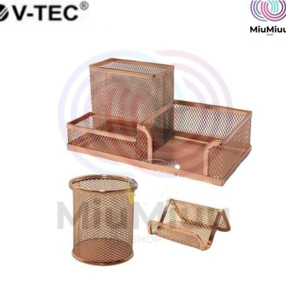 

Desk Organizer Set V-Tec Vt-9189 Rg Rose Gold