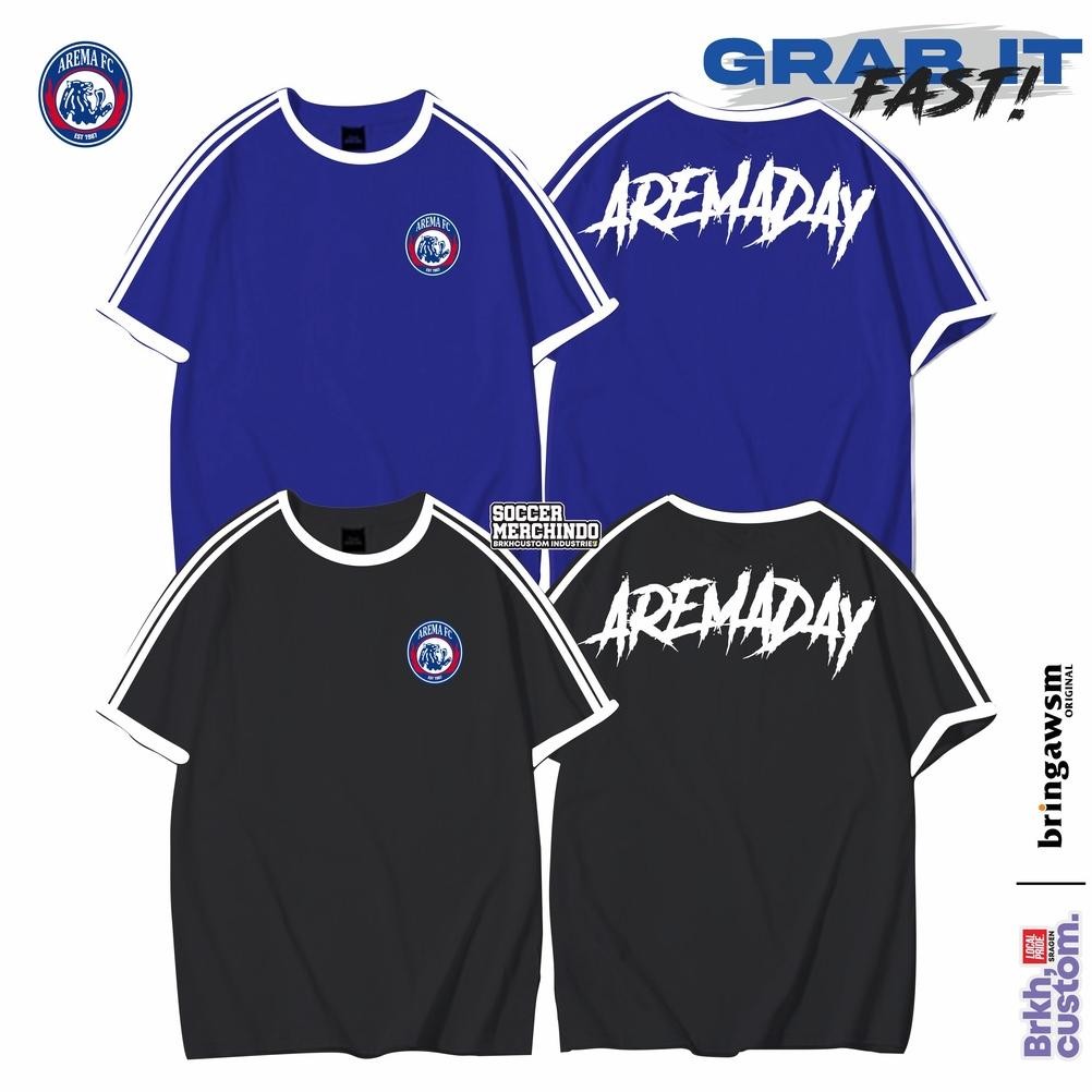 Terlaris A3 Kaos Arema Malang Aremania Aremanita Football Fans Kaos Awaydays