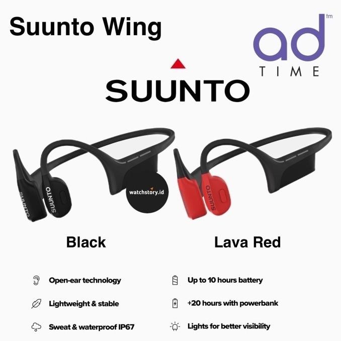 TERBARU Suunto Wing Premium Open Ear Headphone
