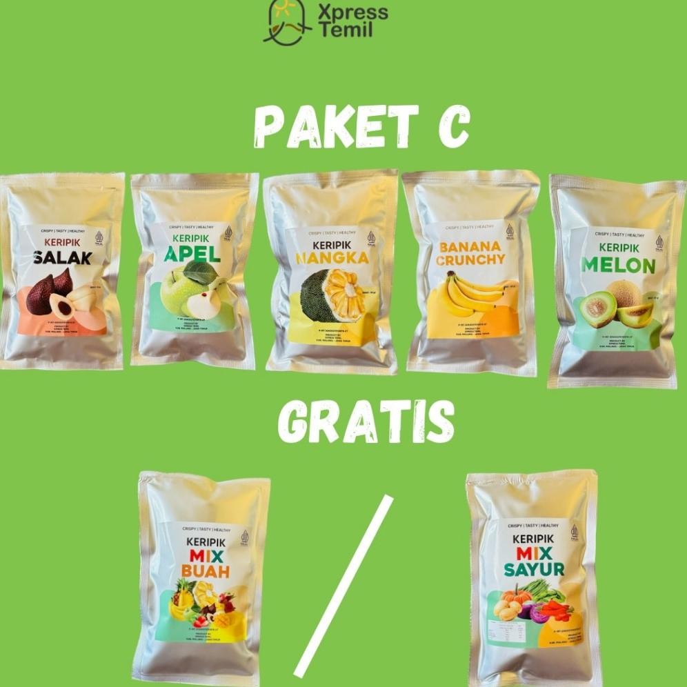 

tru-63 PAKET HEMAT 5 PCS (GRATIS MIX SAYUR ATAU MIX BUAH) NETTO 50GR Viral