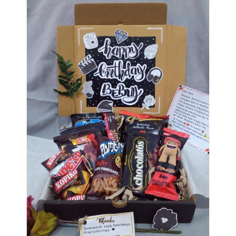 

g-24 SNACK BOX by nesyaracraft / gift / snack / hadiah / kado / hampers / birthday Berkualitas