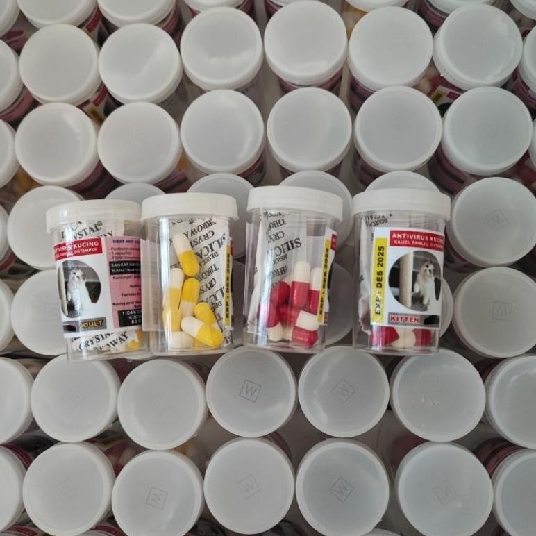 Cuci Gudang  Obat Virus Kucing Antivirus Calici / Panleukopenia / Distemper / Fip Kering / Kapsul Aj