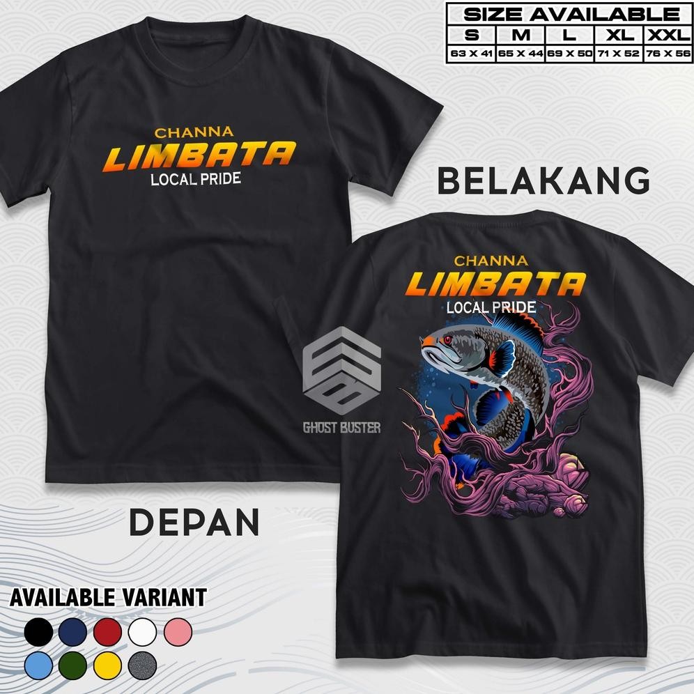 Promo Kaos Channa Limbata Snakehead Local Pride Chana Baju Ikan Hias Fish Predator Aquascaper Mancin